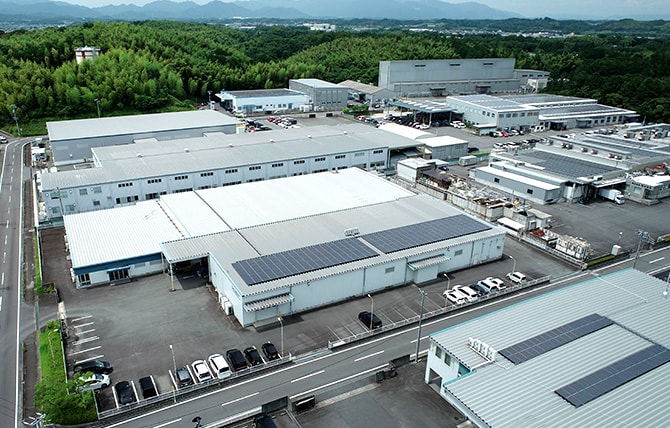 クリーン工場　空撮写真